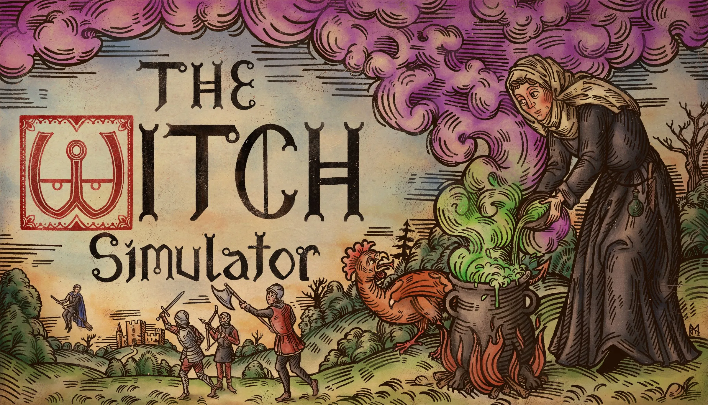 The Witch Simulator key art